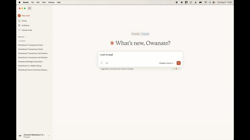 Create New Wallet Prompt